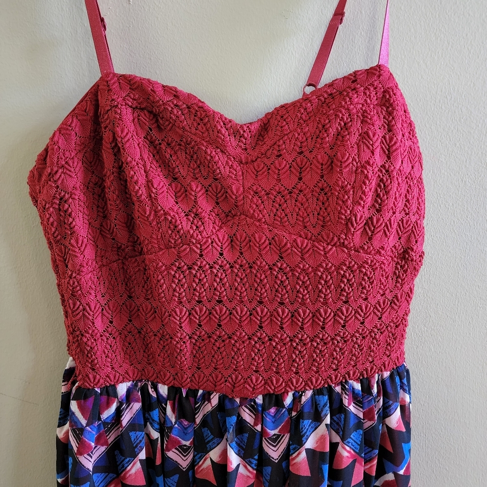 Red Maxi Dress - Picture 3 of 6